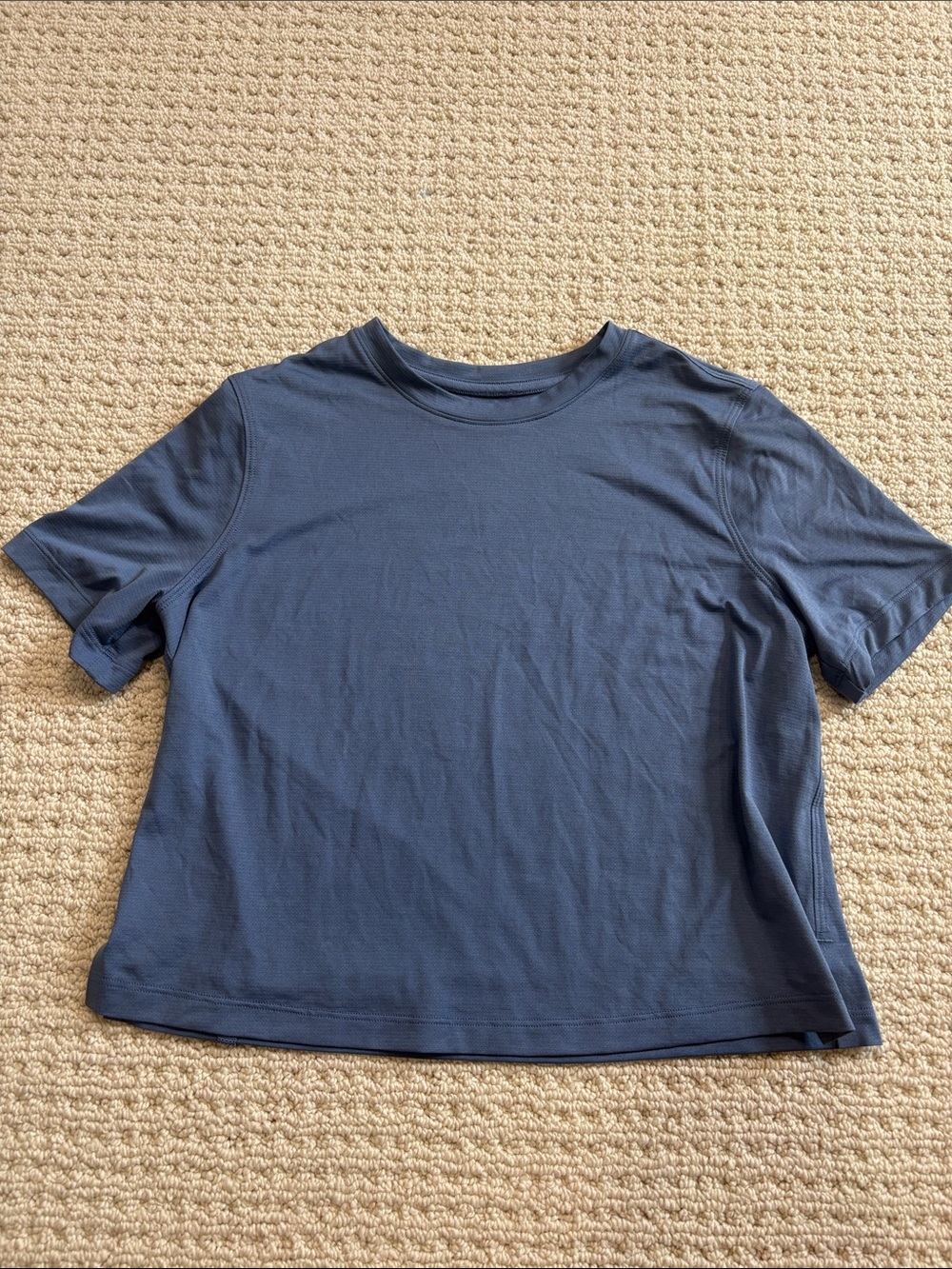 lululemon athletica Short Sleeve Tee in Navy Blue